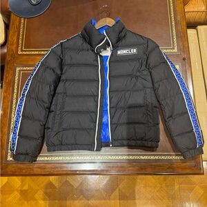 Moncler Black and Blue Kids Jacket size 12